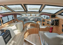 Interior image of boat